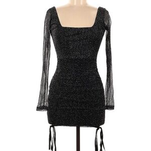 Showpo black sparkly dress, size 2